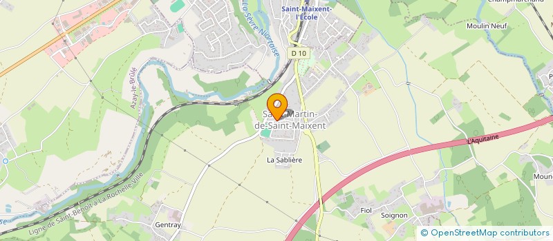 localisation de l'entreprise SCI ADY  SAINT-MARTIN-DE-SAINT-MAIXENT