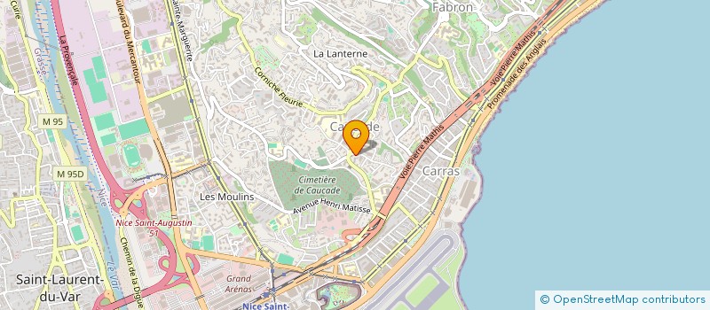 localisation de l'entreprise SCI ADY  NICE