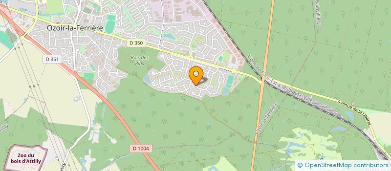 localisation de l'entreprise SCI ADY PATRIMOINE  OZOIR-LA-FERRIERE