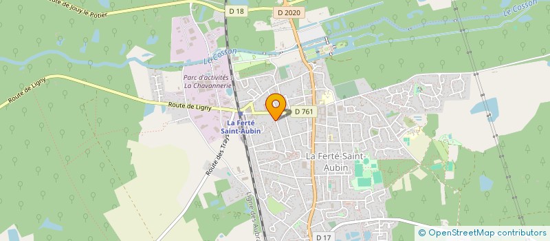localisation de l'entreprise SCI ADYN  LA FERTE-SAINT-AUBIN