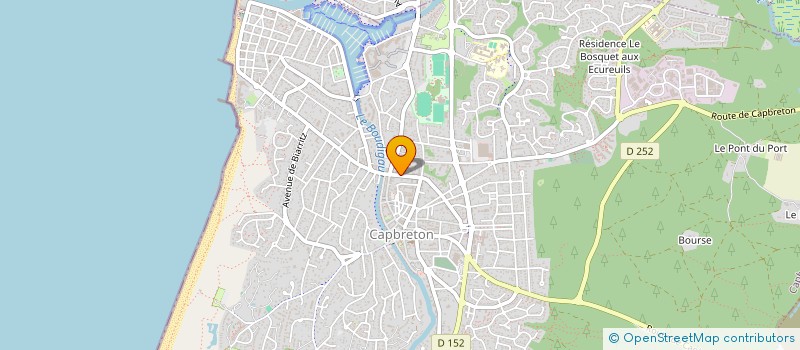 localisation de l'entreprise SCI AE à CAPBRETON