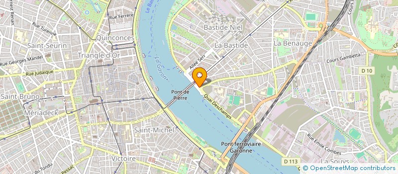 localisation de l'entreprise SCI AE  BORDEAUX