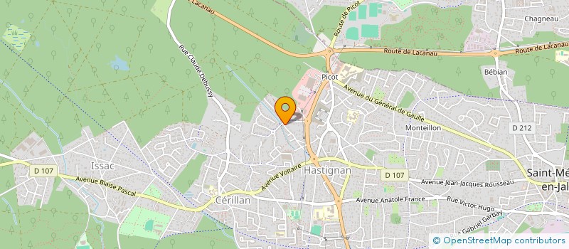 localisation de l'entreprise SCI AE  SAINT-MEDARD-EN-JALLES