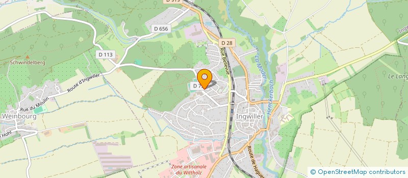 localisation de l'entreprise SCI AE  INGWILLER