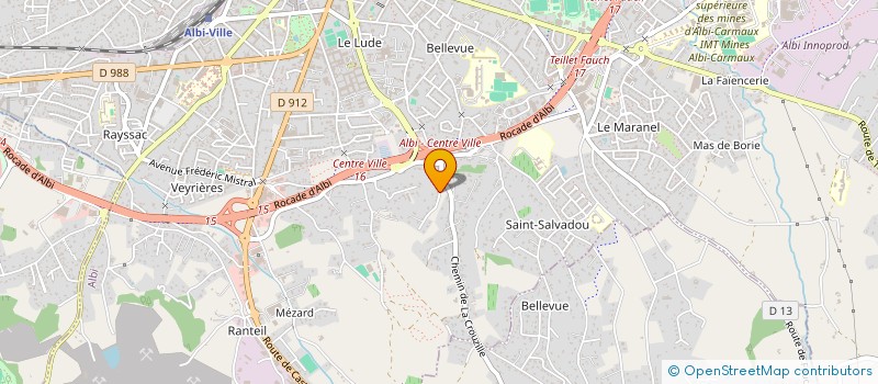 localisation de l'entreprise SCI AE CONCEPT à ALBI