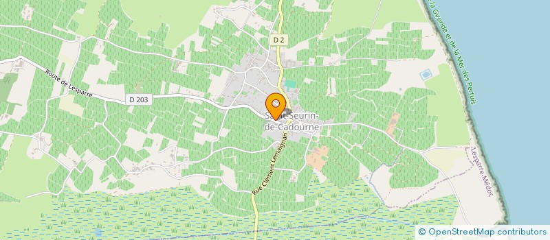 localisation de l'entreprise SCI AE LOGIS  SAINT-SEURIN-DE-CADOURNE