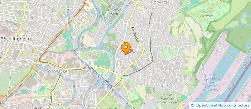 localisation de l'entreprise SCI AE2010  STRASBOURG