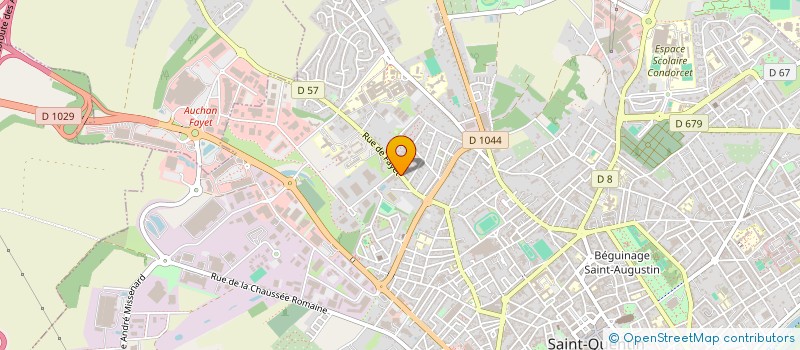 localisation de l'entreprise SCI AEA à SAINT-QUENTIN