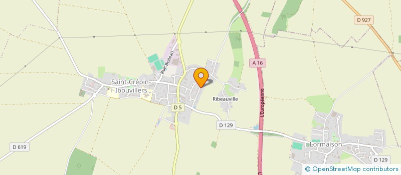 localisation de l'entreprise SCI AEAG  SAINT-CREPIN-IBOUVILLERS