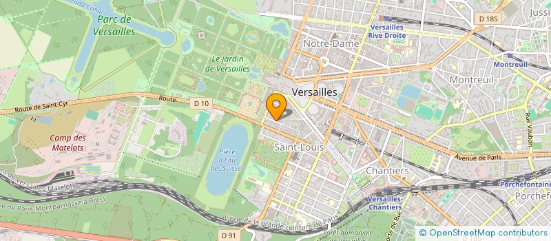 localisation de l'entreprise SCI AEB à VERSAILLES