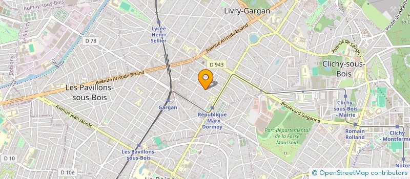 localisation de l'entreprise SCI AEC  LIVRY-GARGAN