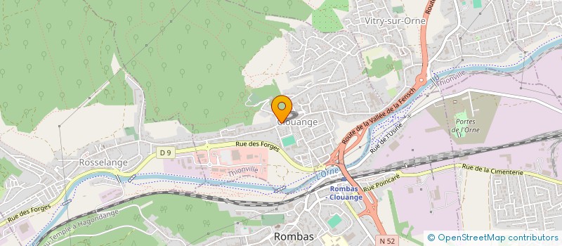 localisation de l'entreprise SCI AECO  CLOUANGE