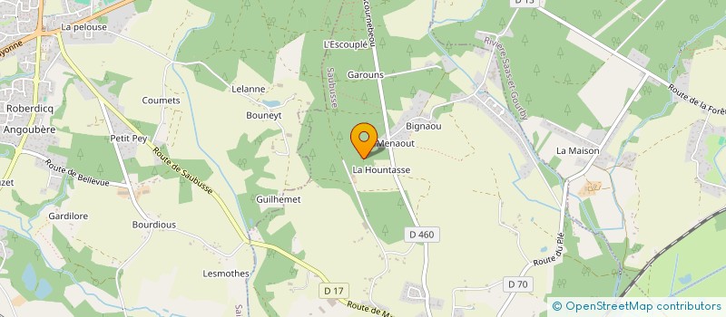 localisation de l'entreprise SCI AECPA  SAUBUSSE