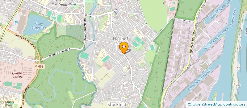 localisation de l'entreprise SCI AEDIFICANDI  STRASBOURG