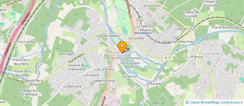 localisation de l'entreprise SCI AEDIFICIUM  MONTBAZON