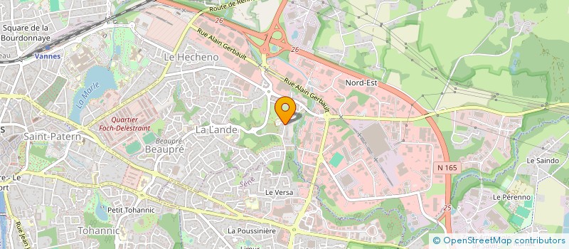 localisation de l'entreprise SCI AEF à VANNES