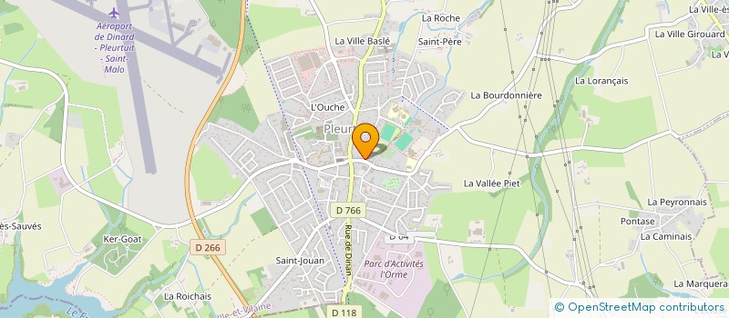 localisation de l'entreprise SCI AEG IMMO  PLEURTUIT