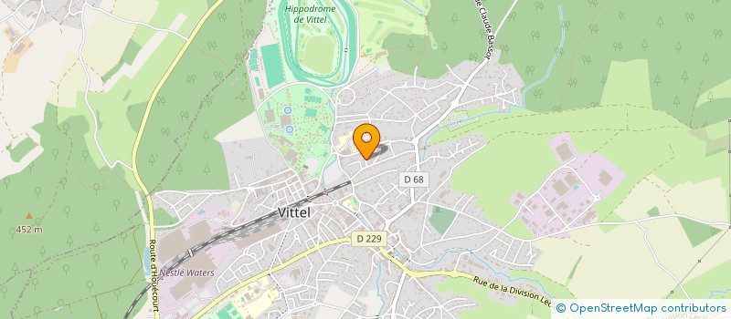 localisation de l'entreprise SCI AEGP  VITTEL