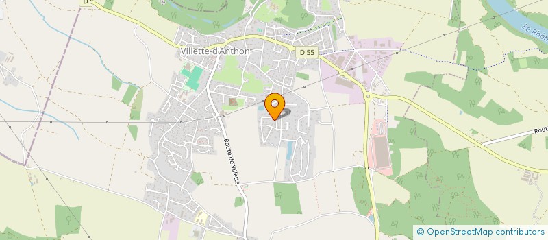 localisation de l'entreprise SCI AEGU  VILLETTE-D'ANTHON