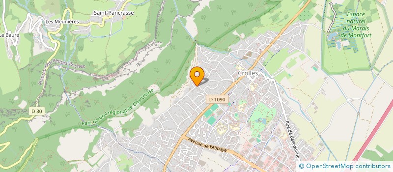 localisation de l'entreprise SCI AEJC  CROLLES