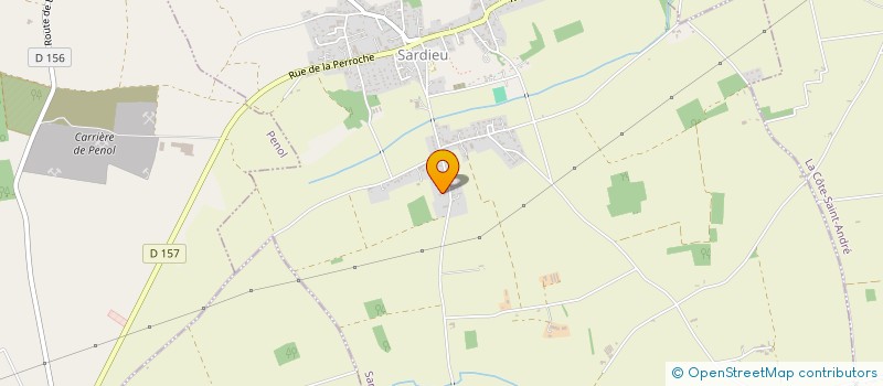 localisation de l'entreprise SCI AEK  SARDIEU