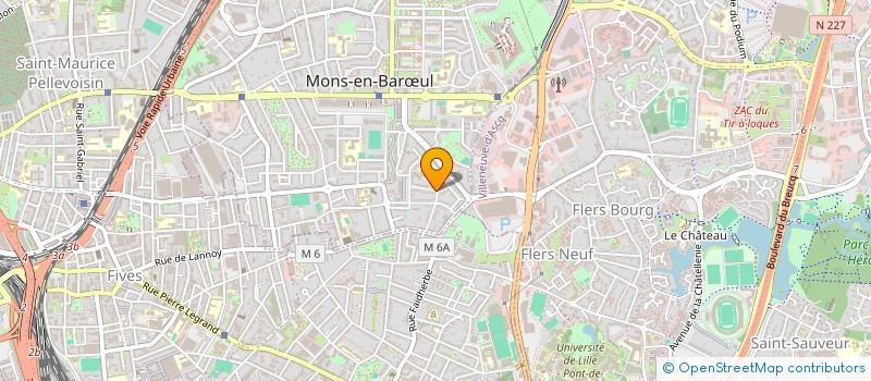 localisation de l'entreprise SCI AEKE  MONS-EN-BARUL