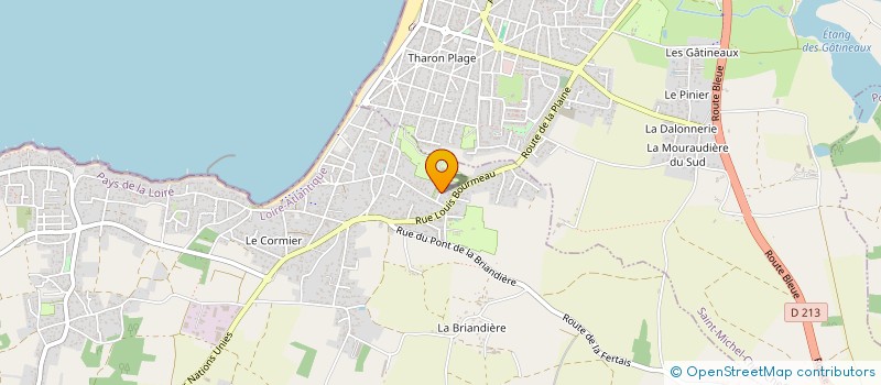 localisation de l'entreprise SCI AEL à LA PLAINE-SUR-MER