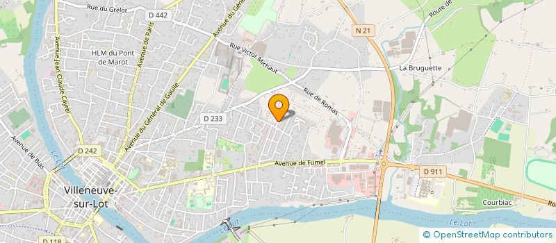 localisation de l'entreprise SCI AEL  VILLENEUVE-SUR-LOT