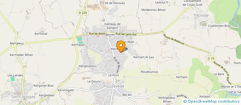 localisation de l'entreprise SCI AEL IMMO  PLOUZEVEDE