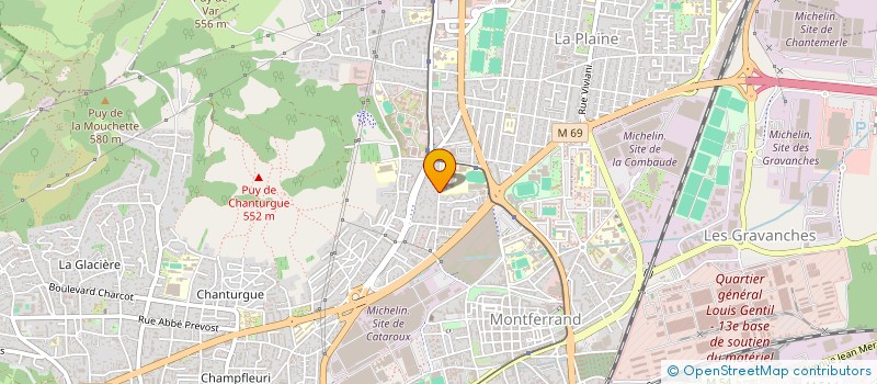 localisation de l'entreprise SCI AEM IMMO  CLERMONT-FERRAND