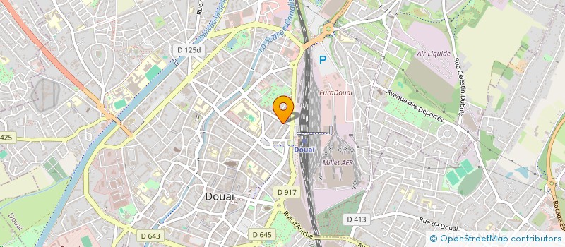 localisation de l'entreprise SCI AEQUITAS DOMUS à DOUAI