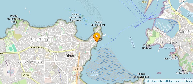 localisation de l'entreprise SCI AER  DINARD