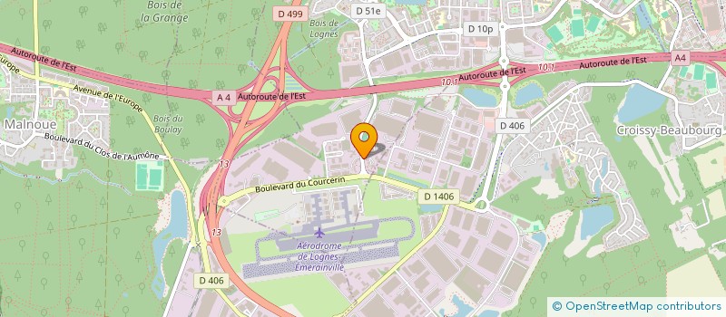 localisation de l'entreprise SCI AERED à LOGNES