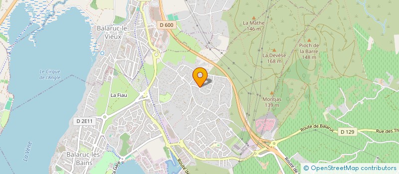 localisation de l'entreprise SCI AERIAL  BALARUC-LES-BAINS