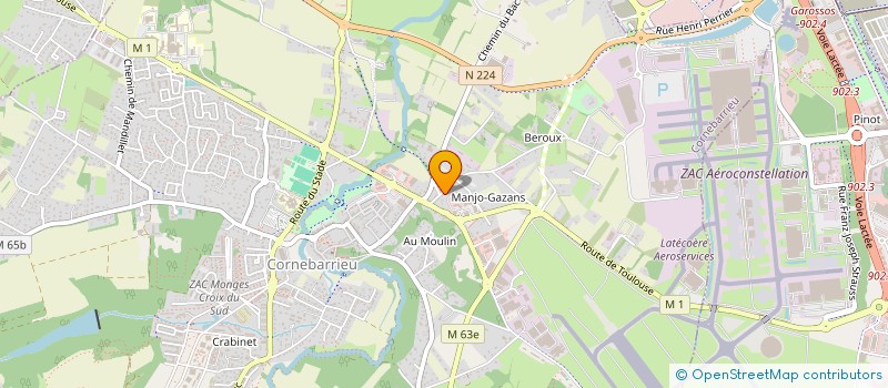 localisation de l'entreprise SCI AERO LINE à MONT-DE-MARSAN