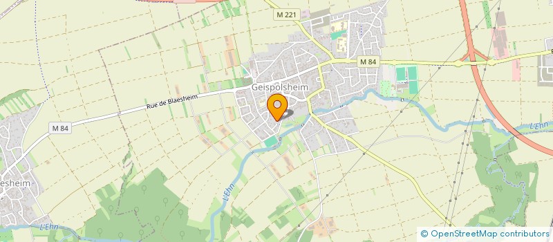 localisation de l'entreprise SCI AERO P1  GEISPOLSHEIM