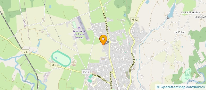 localisation de l'entreprise SCI AERODENT  SAINT-GALMIER