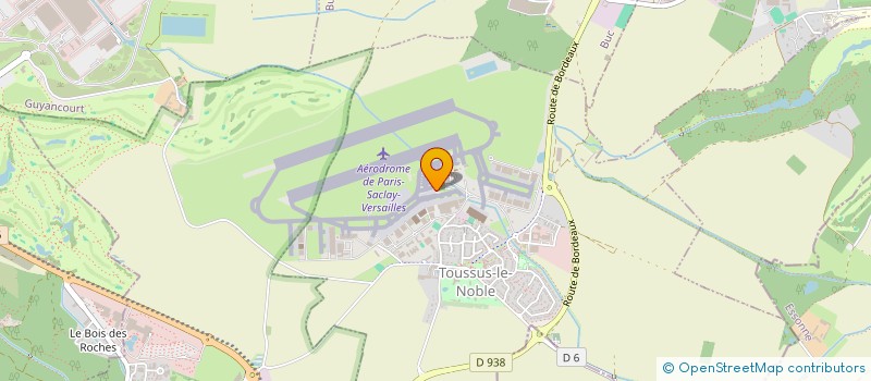 localisation de l'entreprise SCI AERONAUTIQUE  TOUSSUS-LE-NOBLE