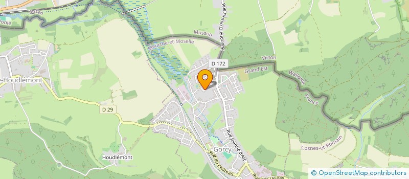 localisation de l'entreprise SCI AEROVILLETTE  GORCY