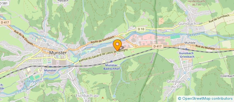 localisation de l'entreprise SCI AES  MUNSTER