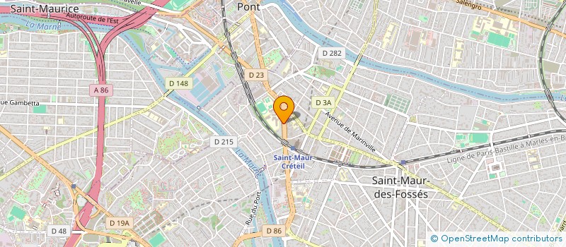 localisation de l'entreprise SCI AESCULAPE SAINT MAUR à SAINT-MAUR-DES-FOSSES