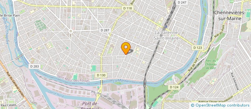 localisation de l'entreprise SCI AESR à SAINT-MAUR-DES-FOSSES