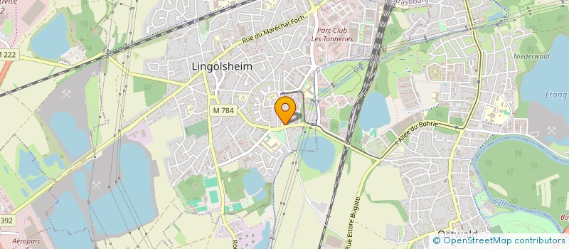 localisation de l'entreprise SCI AETO  LINGOLSHEIM