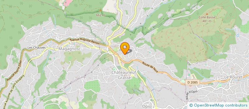 localisation de l'entreprise SCI AETP  CHATEAUNEUF-GRASSE