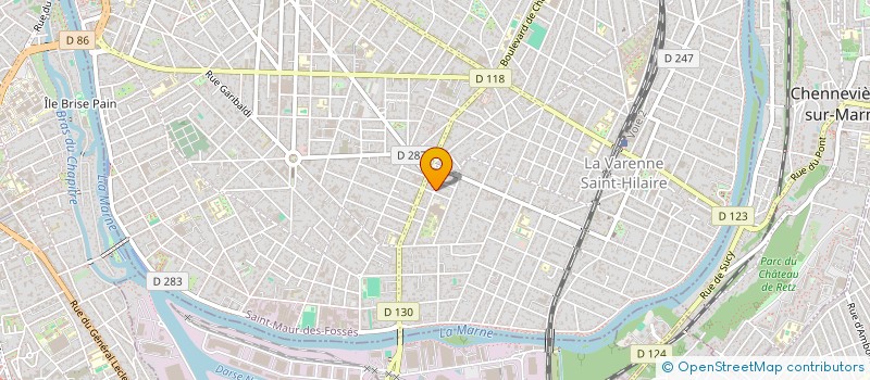 localisation de l'entreprise SCI AEVS à SAINT-MAUR-DES-FOSSES