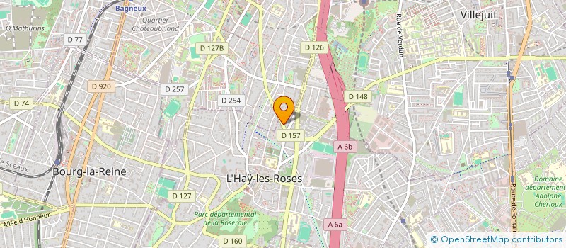 localisation de l'entreprise SCI AEZ 3  L'HAY-LES-ROSES