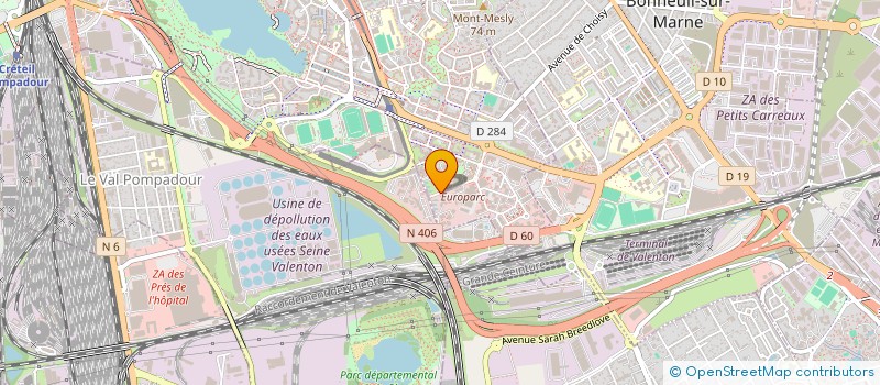 localisation de l'entreprise SCI AEZ à CRETEIL