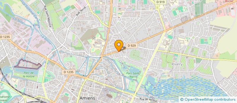 localisation de l'entreprise SCI AF à AMIENS