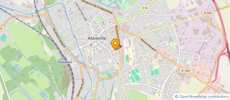 localisation de l'entreprise SCI AF à ABBEVILLE