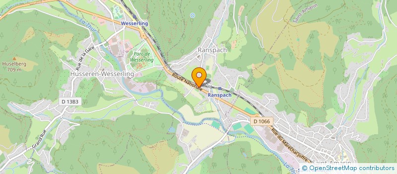 localisation de l'entreprise SCI AF ASSOCIES  RANSPACH